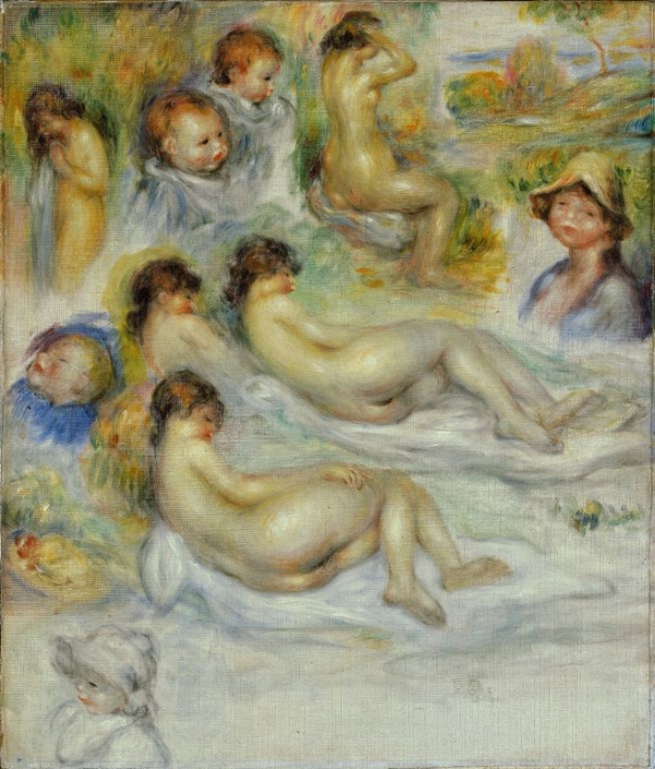 Studies of Pierre Renoir; His Mother, Aline Charigot; Nudes; and Landscape